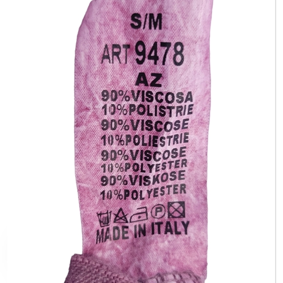 Dance in Paris by Carmon Cozy Viscose Tank In Dusty Rose With Metallic trim - Picture 4 of 10